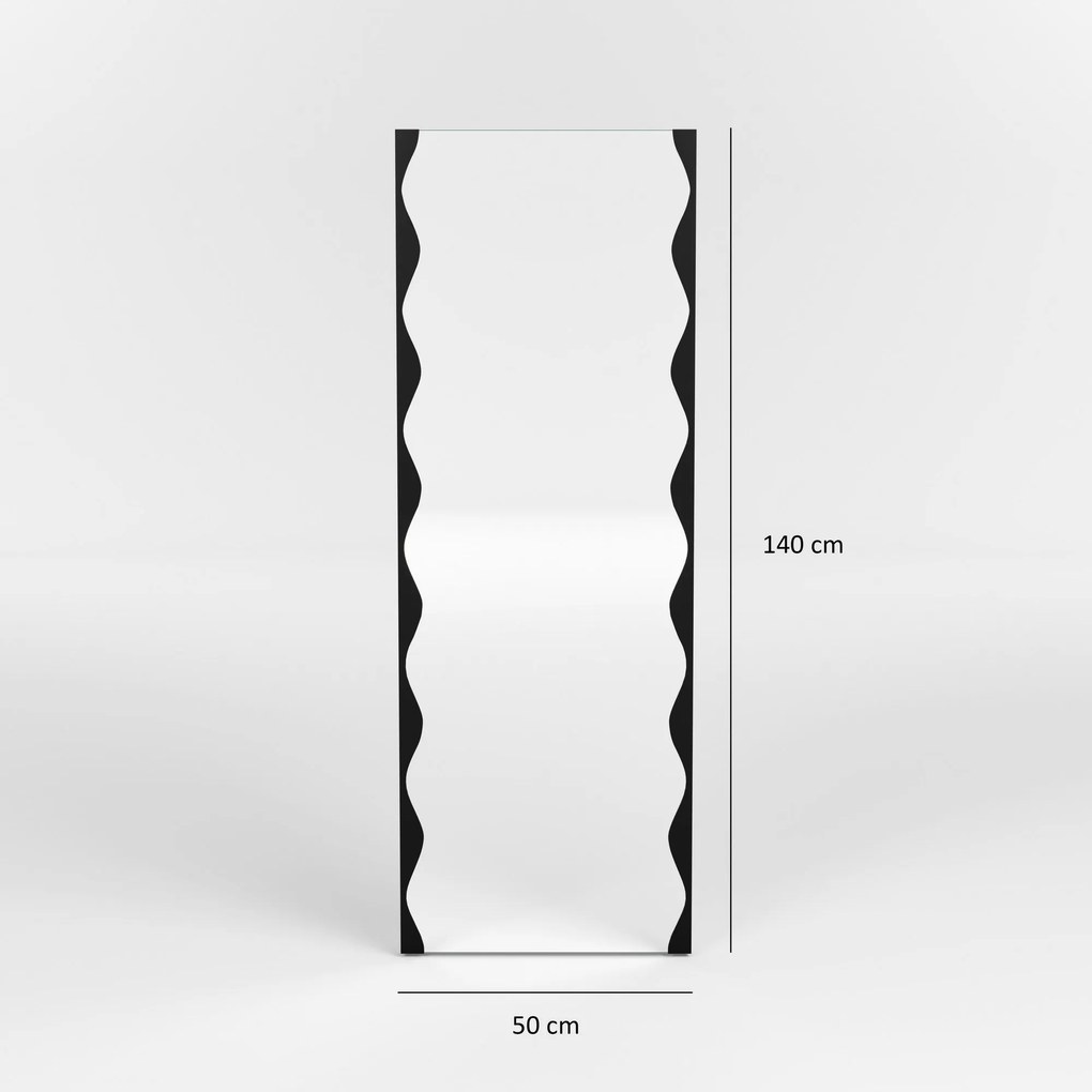 Espelho Melodia – Preto – 50 cm x 140 cm