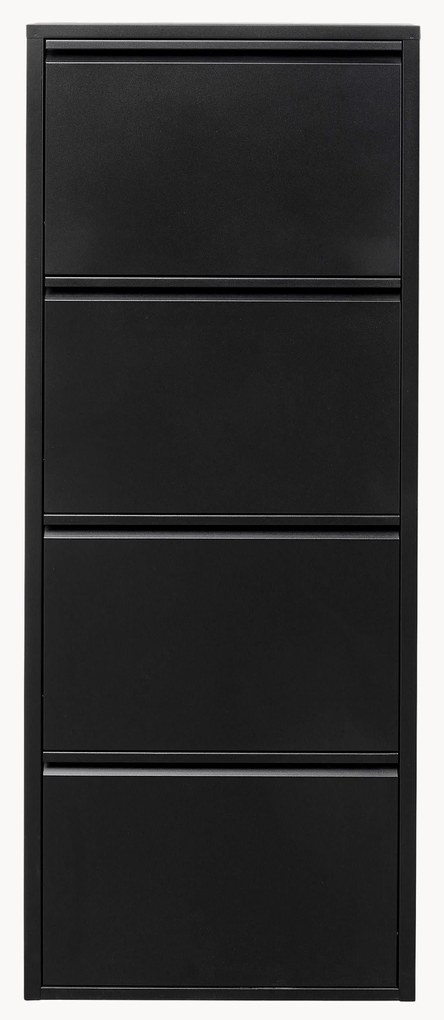 Sapateira de parede com compartimentos rebatíveis Caruso