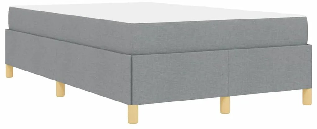 Cama Box Outros Cinza claro e Branco 120 x 190 cm tecido