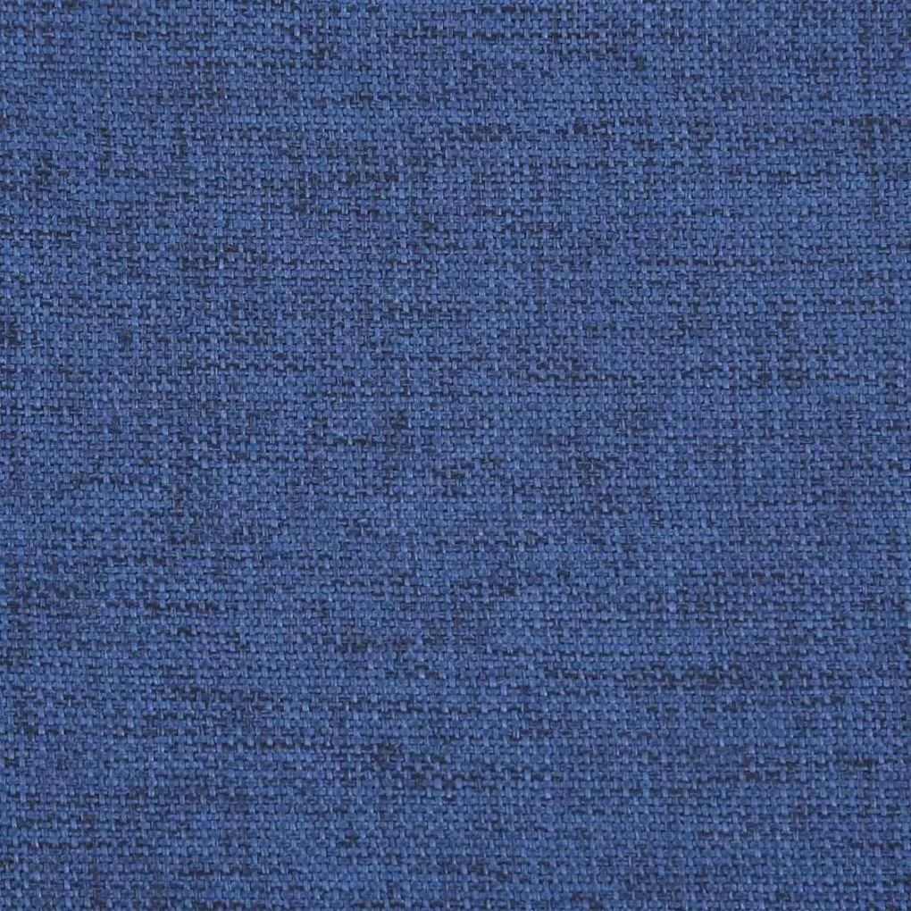 Cadeira de escritório giratória tecido azul