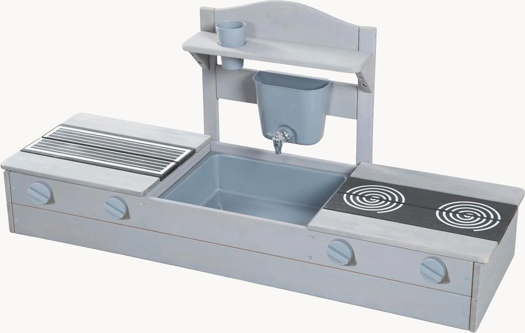 Caixa de areia para varanda com cozinha de lama Sandpit