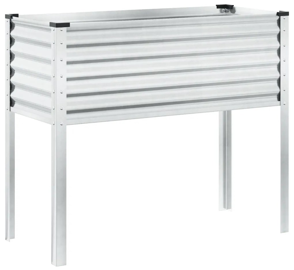Vaso/floreira 100x41x90 cm aço resistente às intempéries