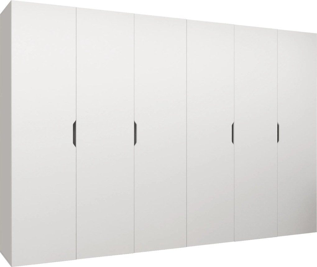 Roupeiro Hartford 517, Branco, 202x300x50cm, 209 kg, Portas para roupeiro: Com dobradiças