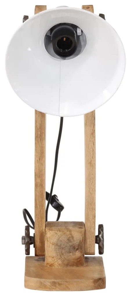 Candeeiro de secretária 25 W 23x13x52 cm E27 branco