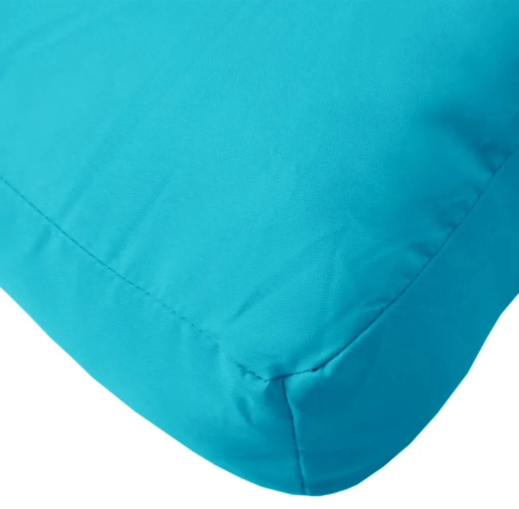 Almofadões p/ móveis de paletes 2 pcs tecido oxford turquesa