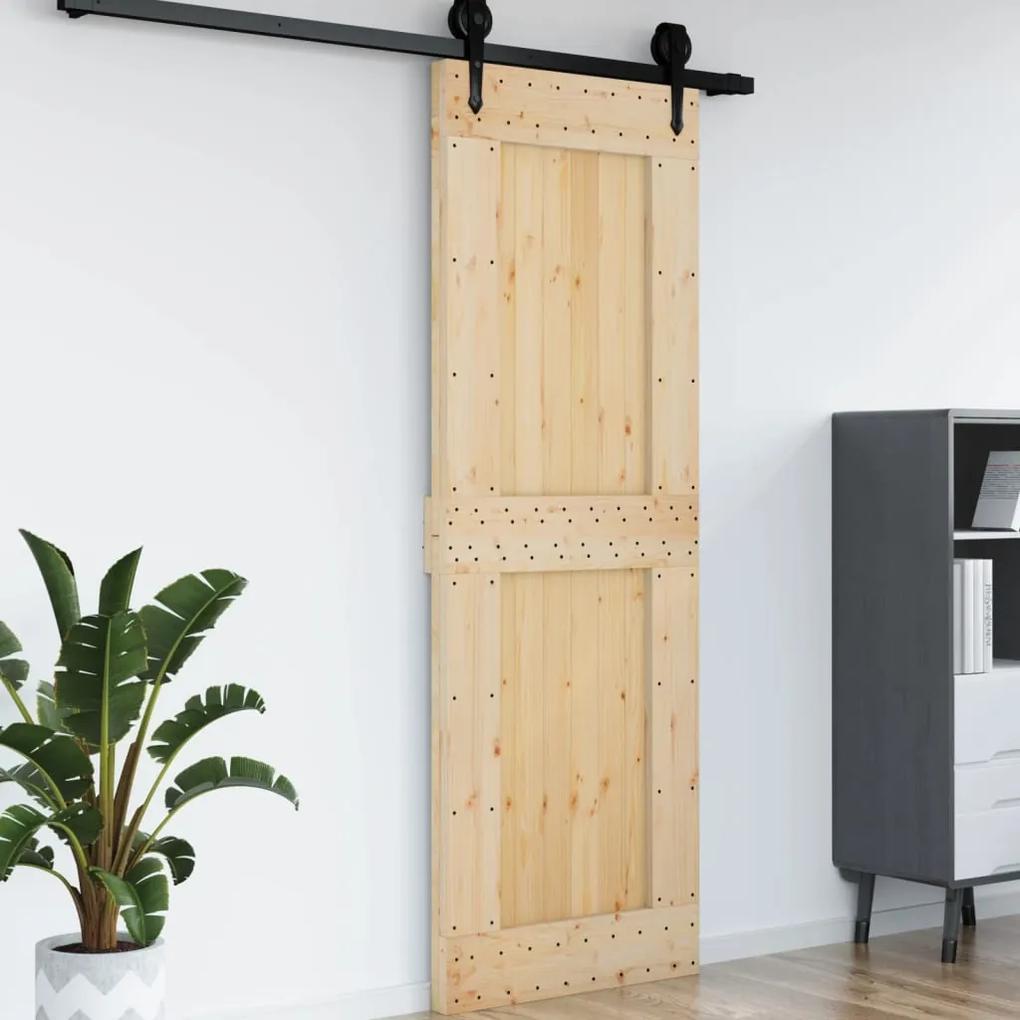 Porta NARVIK 80x210 cm madeira de pinho maciça