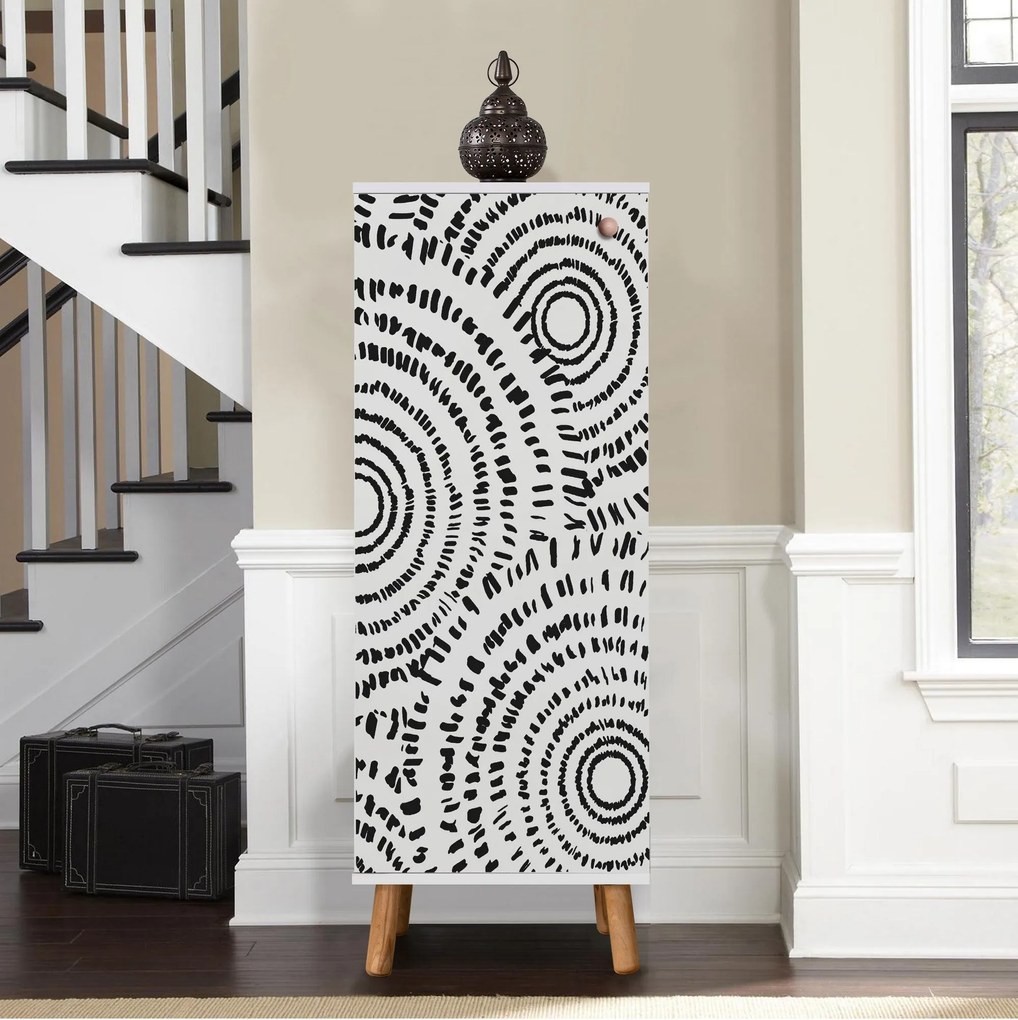 Shoe Cabinet Vegas – Branco – 50 cm x 135 cm x 38 cm