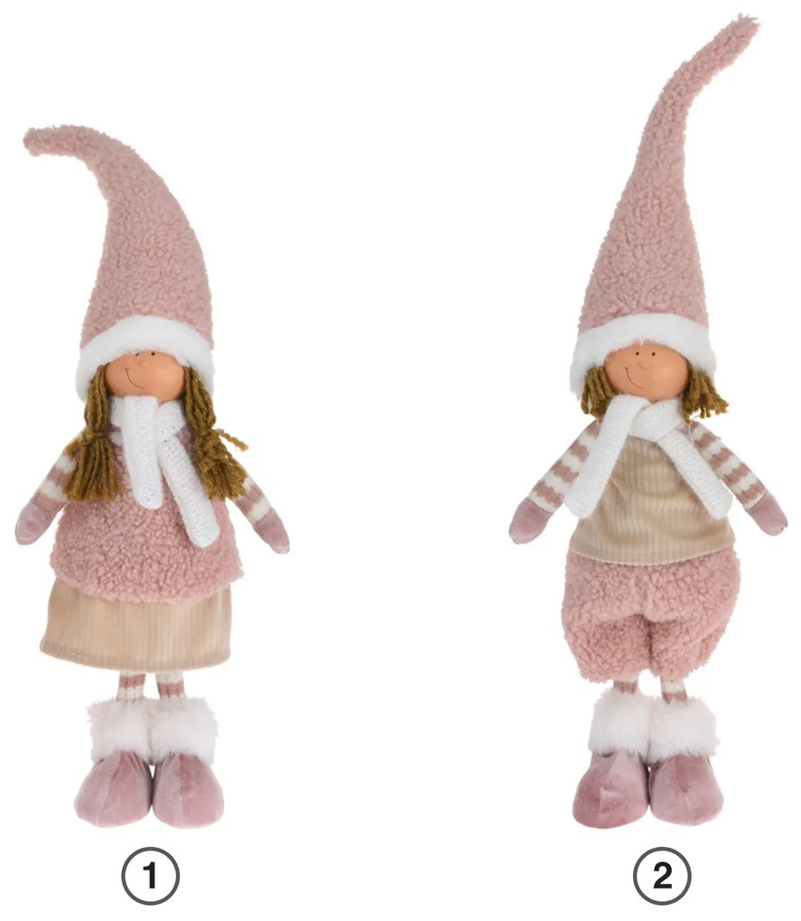 Figura Boneca Rosa 16X56CM