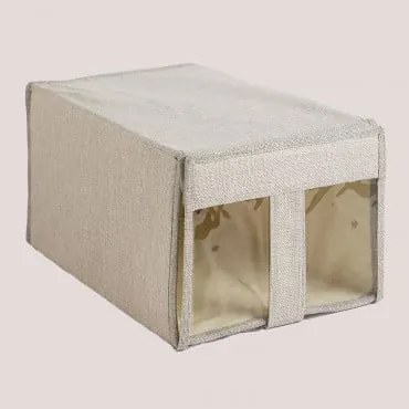 Caixa Organizadora Samir Beige - Sklum