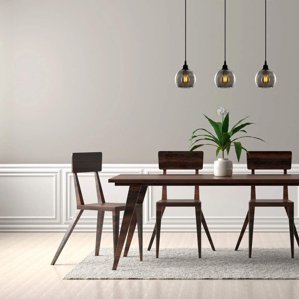 Chandelier Smoked – Fume – 65 x 65 cm