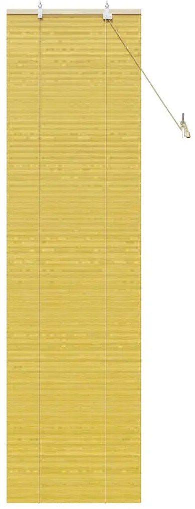 Persianas e Sombras de Janela Amarelo 60 x 220 cm Bambu