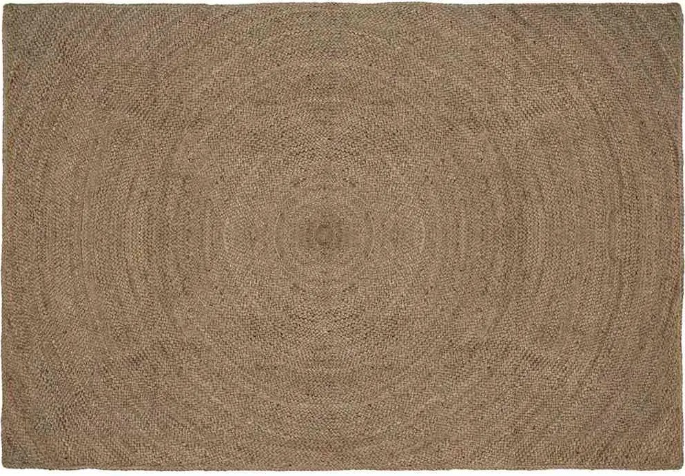 vidaXL Tapetes de área Retangular Cinzeto 240 x 340 cm Juta