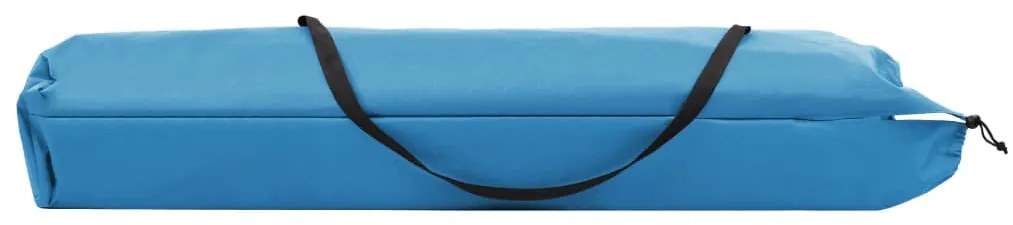 Espreguiçadeira/cama dobrável para 2 pessoas aço azul