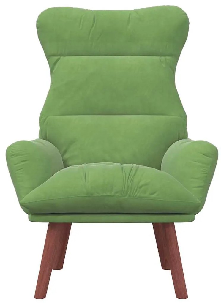 Poltrona Relaxante Velvet Verde Claro