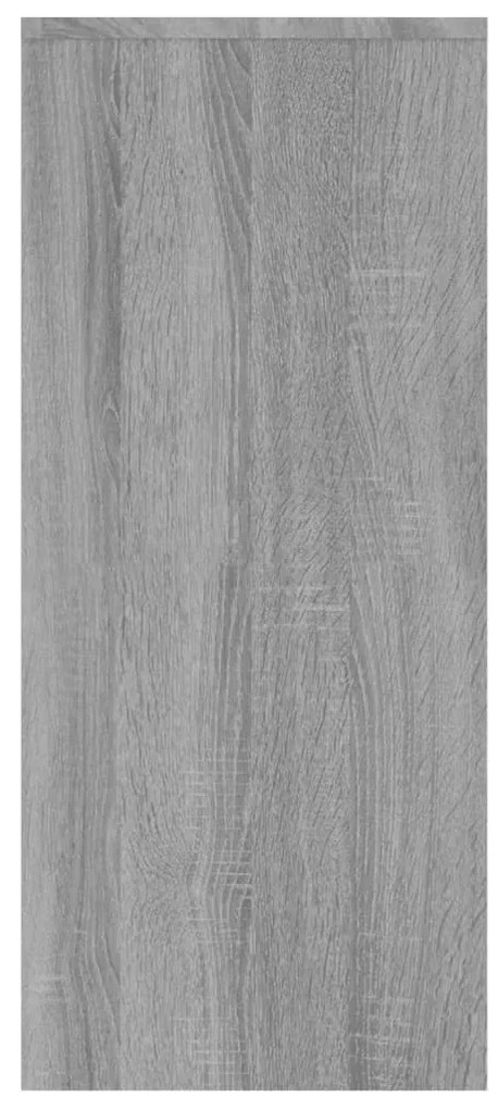 Aparador 102x33x75 cm derivados de madeira cinzento sonoma