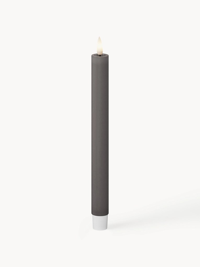 Velas LED artesanais Real Flame, Alt 24 cm, 2 uni.