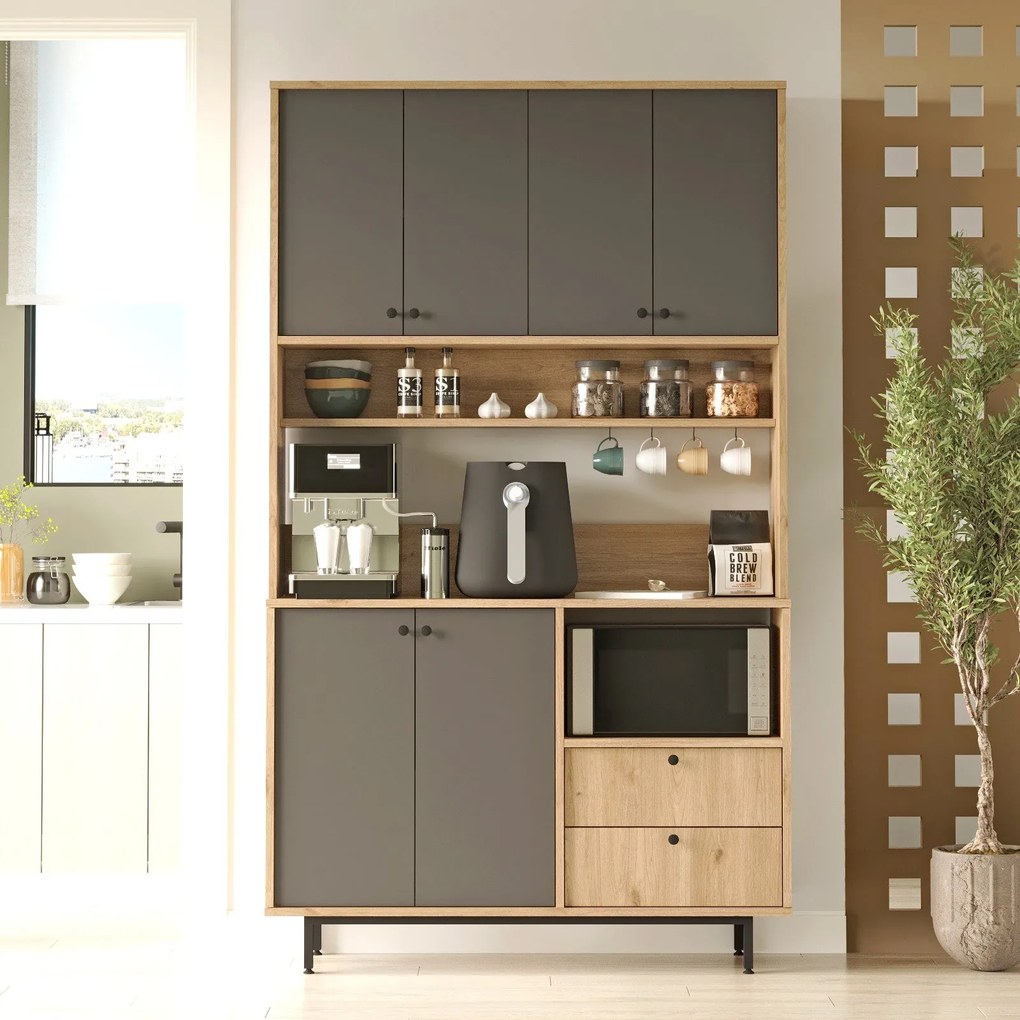 Mobiliário "RE7-SA" - Design Moderno - Oak
Anthracite