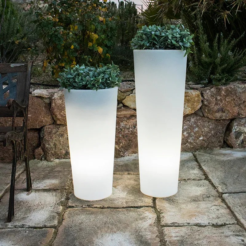 VASO REDONDO FICUS 60 CM LUZ LED BRANCO FRIO COM CABO HOTEL, CASA, JARDIM, RESTAURANTE, BAR