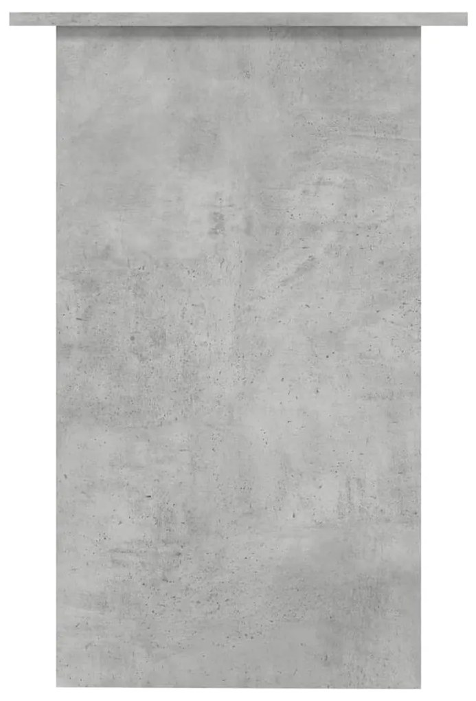 Secretária 90x50x74 cm derivados de madeira cinzento cimento