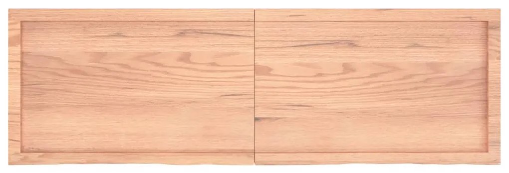 Tampo de mesa 160x50x(2-4) cm carvalho tratado castanho-claro
