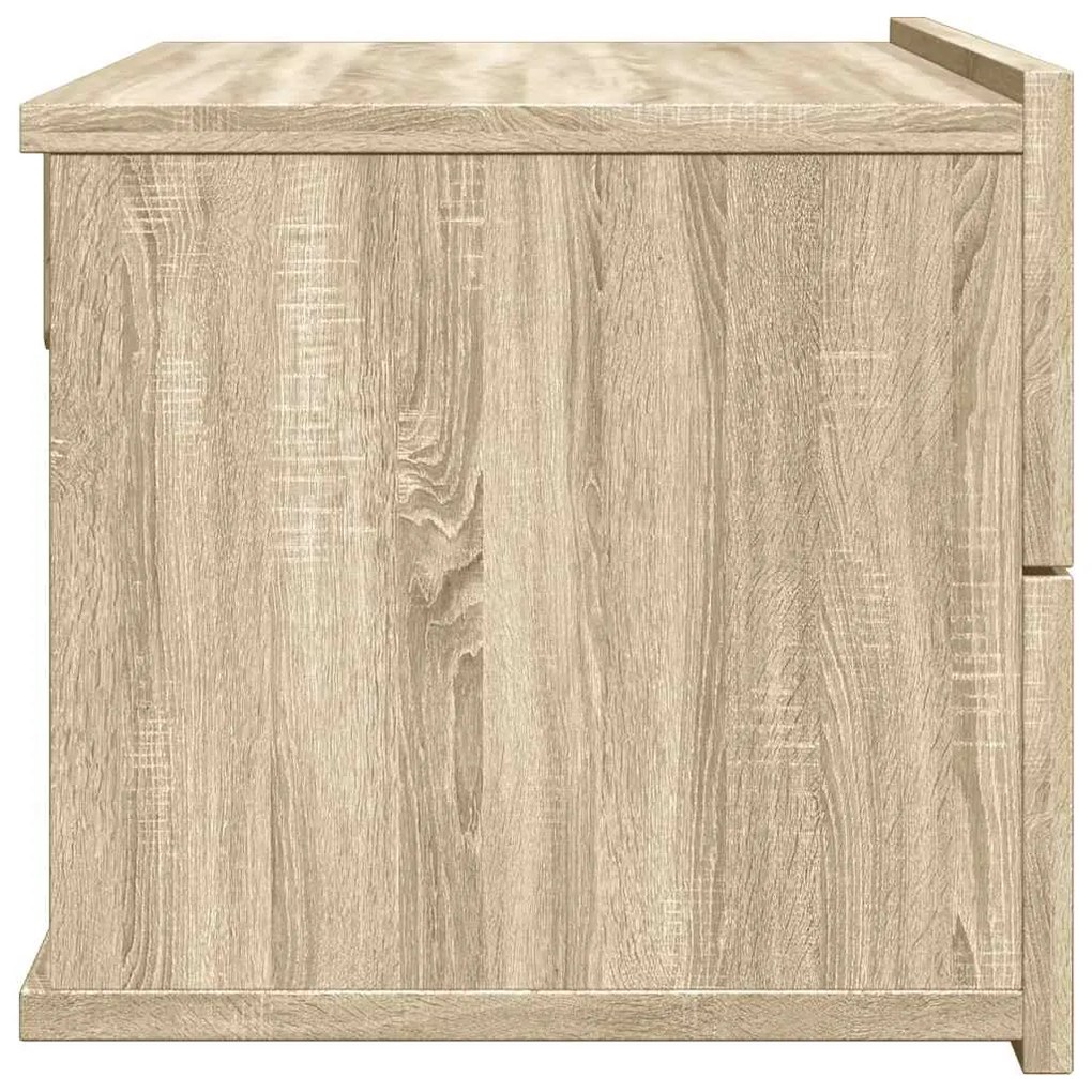 Mesa de cabeceira 40x30x30 cm contraplacado carvalho sonoma