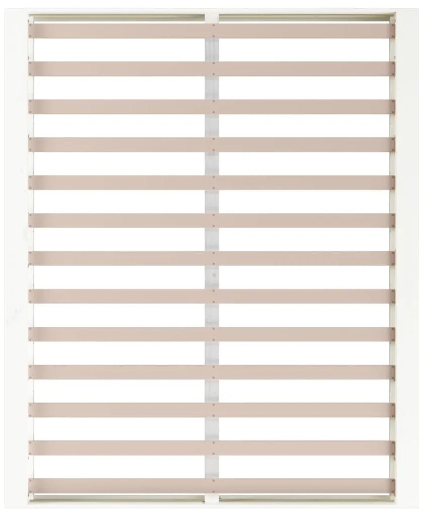 Estrutura de cama 200x200 cm pinho maciço branco