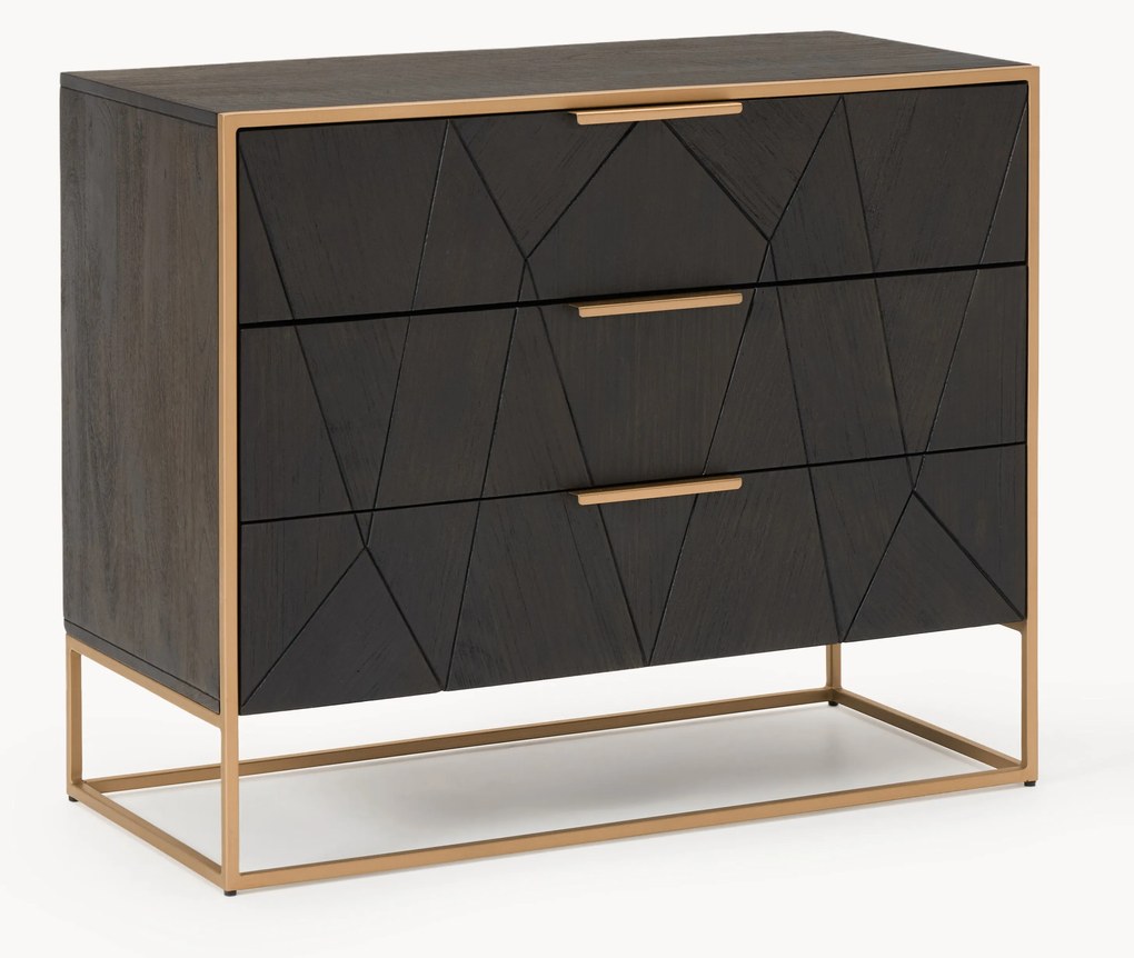 Cómoda em madeira de manga Harry