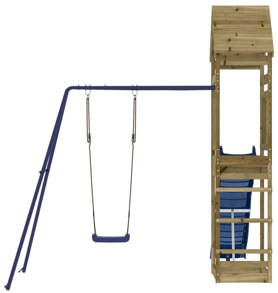 Conjunto de brincar para exterior madeira de pinho impregnada
