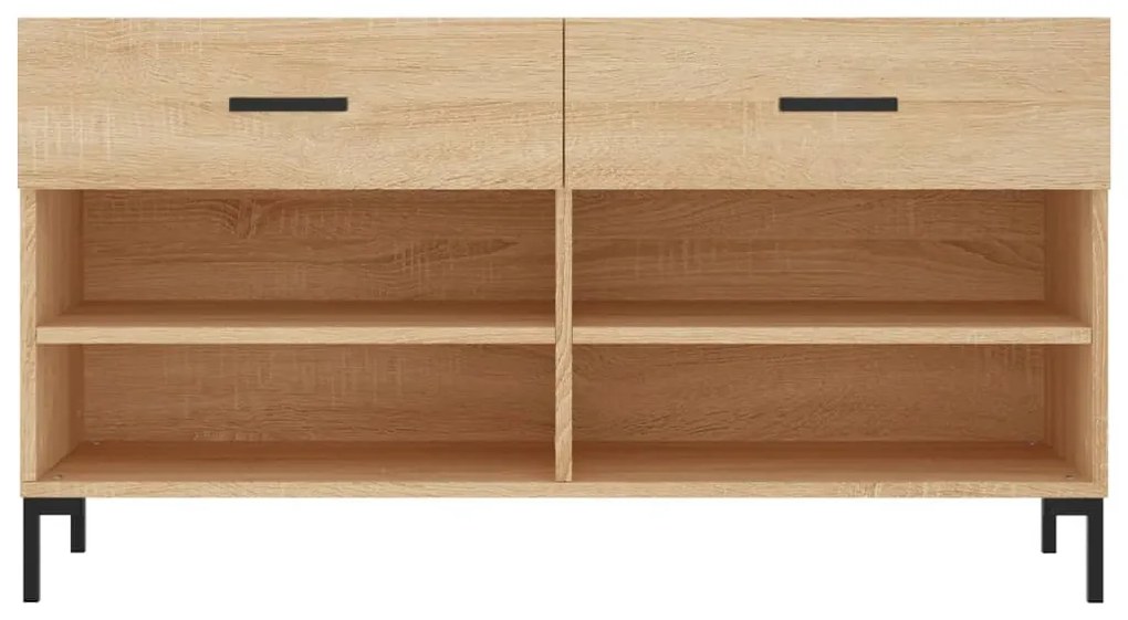 Banco sapateira 102x35x55 cm deriv. madeira carvalho sonoma