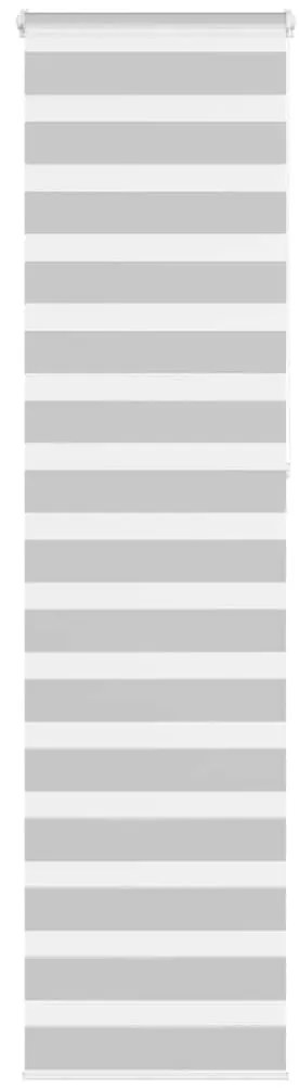 vidaXL Cortina de zebra 55x230 cm largura do tecido 50,9 cm poliéster