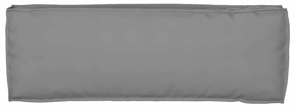 Almofada de Palete para Banco Cinza 120 x 40 x 8 cm em Tecido Oxford