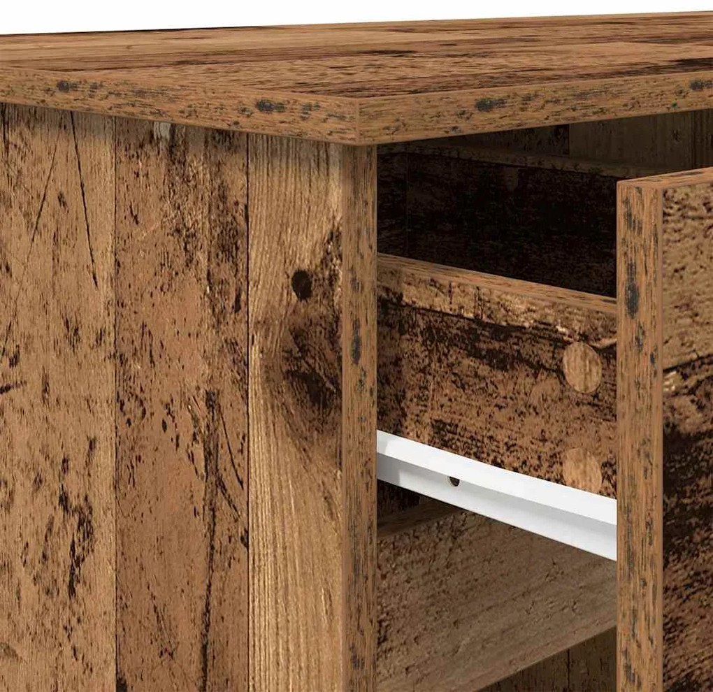mesa vidaXL madeira antiga 140x49x76 cm madeira engenheirada