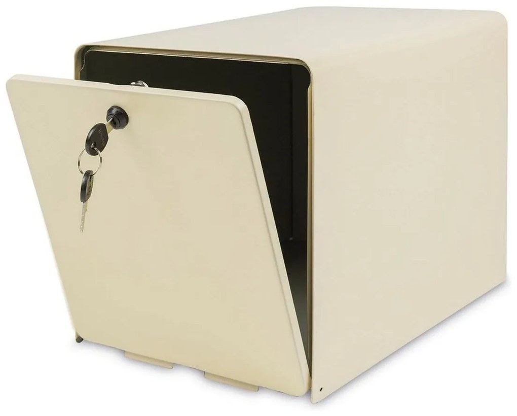 Caixa de correio Burg-Wachter   Bege Aço Galvanizado 36,5 x 28 x 31 cm