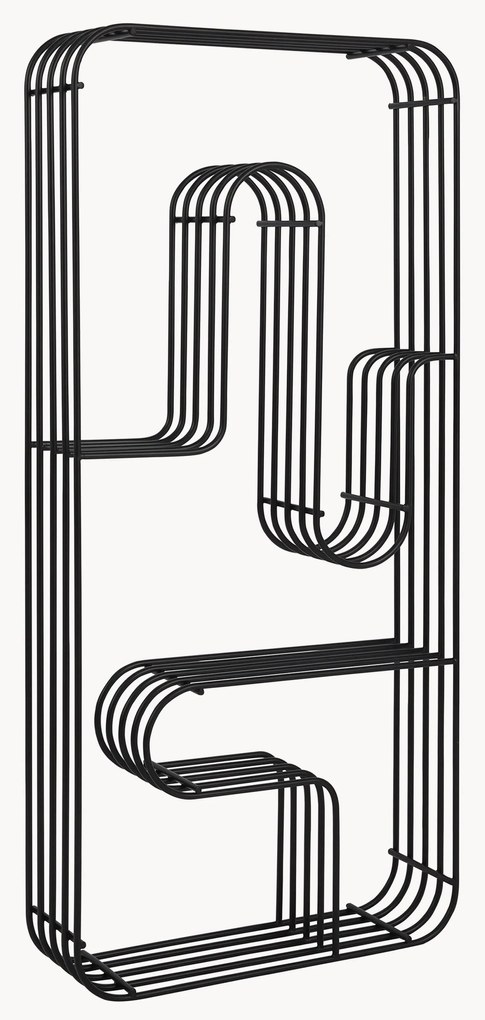 Estante de parede em metal Curva