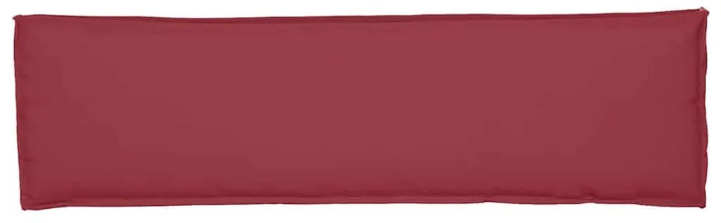 Almofada de Pallet para Banco Bordô 140x40x8 cm em Tecido Oxford