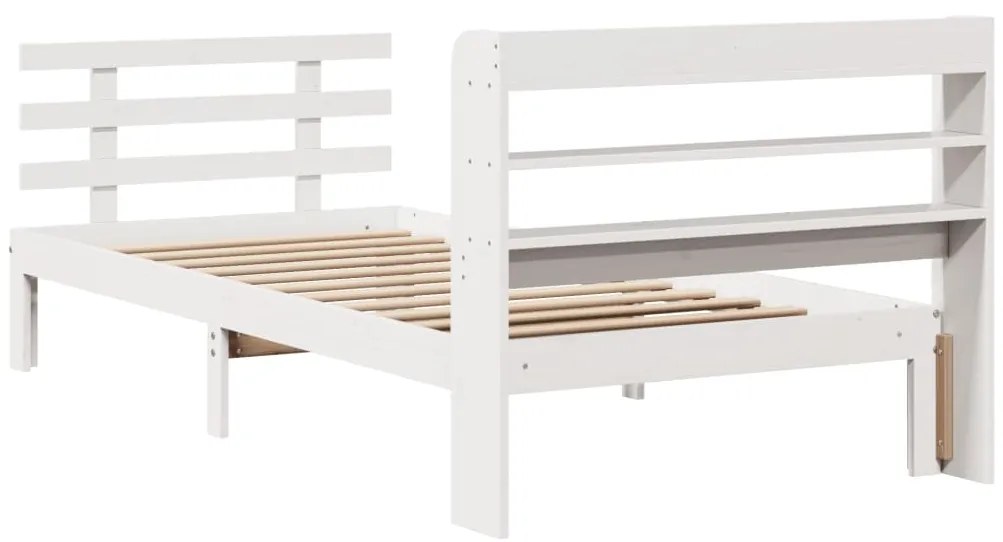 Estrutura cama c/ cabeceira sem colchão 90x190 cm branco