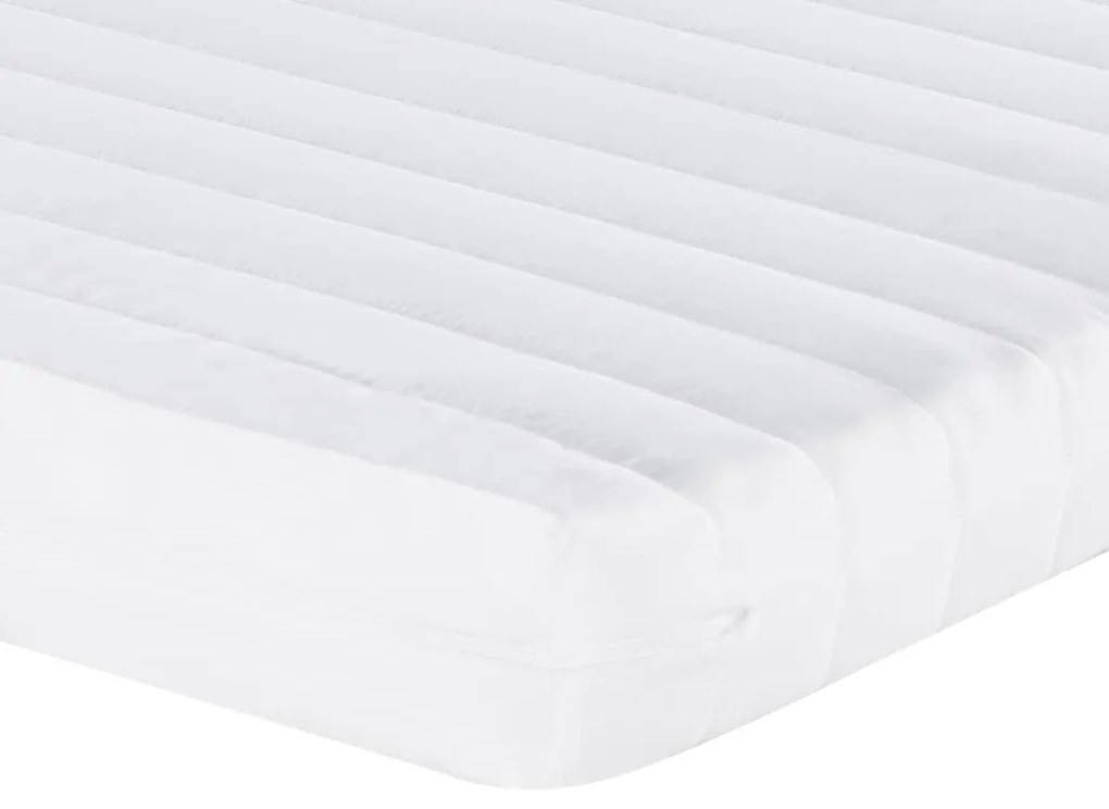 Colchões de espuma 2 pcs 90x190 cm 7 zonas dureza 20 ILD branco