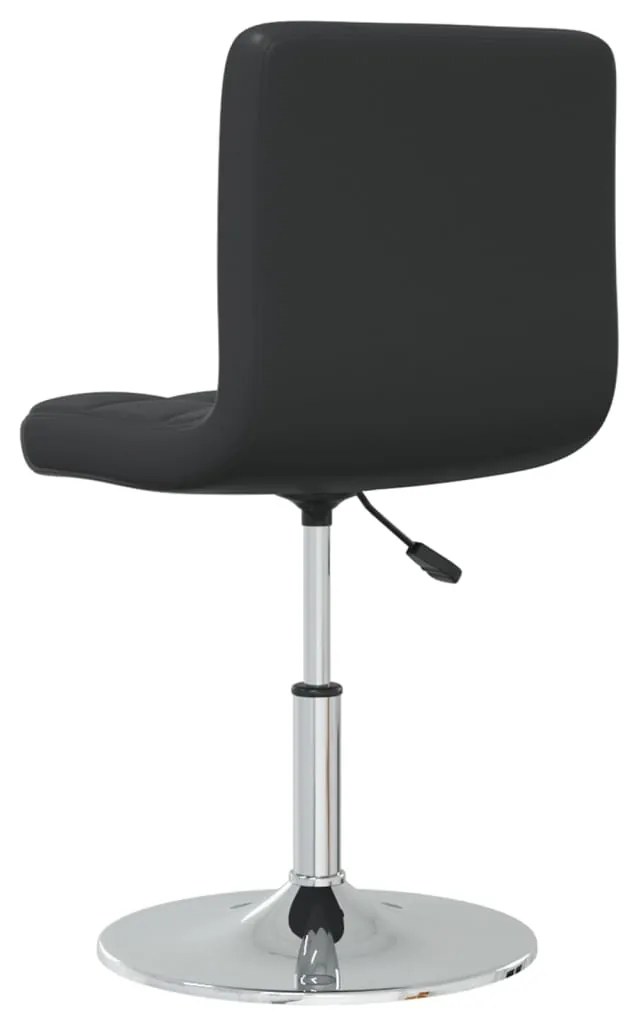 Cadeiras de jantar 2 pcs couro artificial preto
