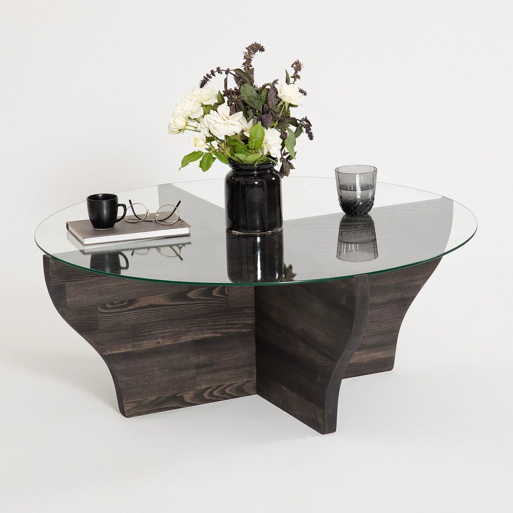 Mesa de Café Amphora – Antracite – 92x36x92 cm