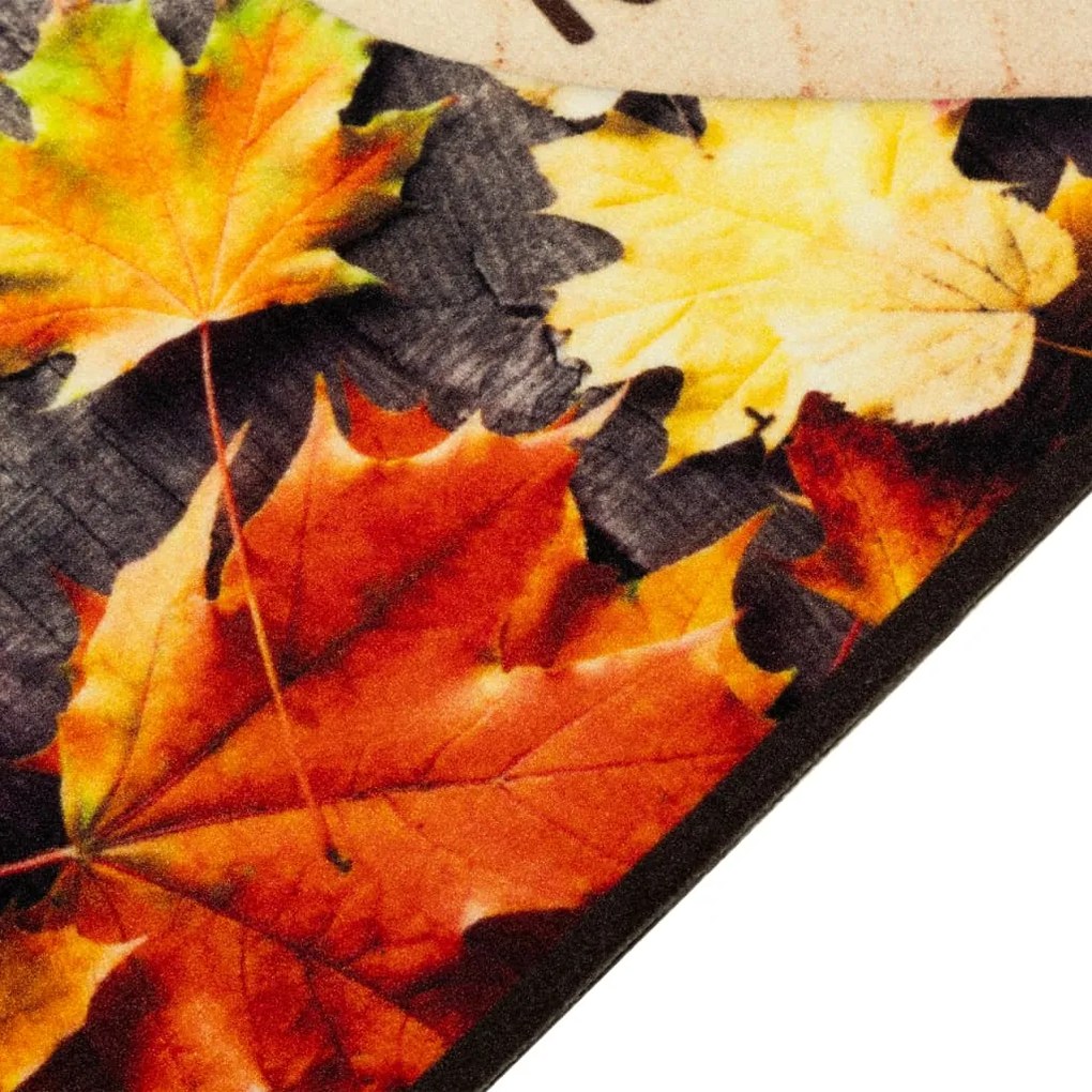 Tapete de cozinha lavável 60x180 cm veludo padrão autumn
