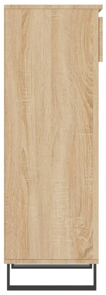 Sapateira 40x36x105 cm derivados de madeira cor carvalho sonoma