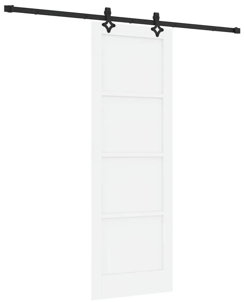 Porta Deslizante vidaXL com Conjunto de Ferragens "ORKDAL" de Madeira