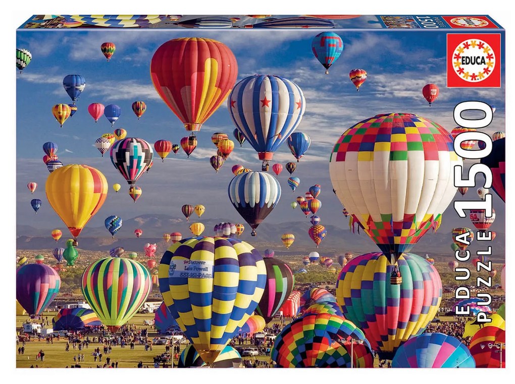 Puzzle Educa 1500 Peças Balões Ar Quente