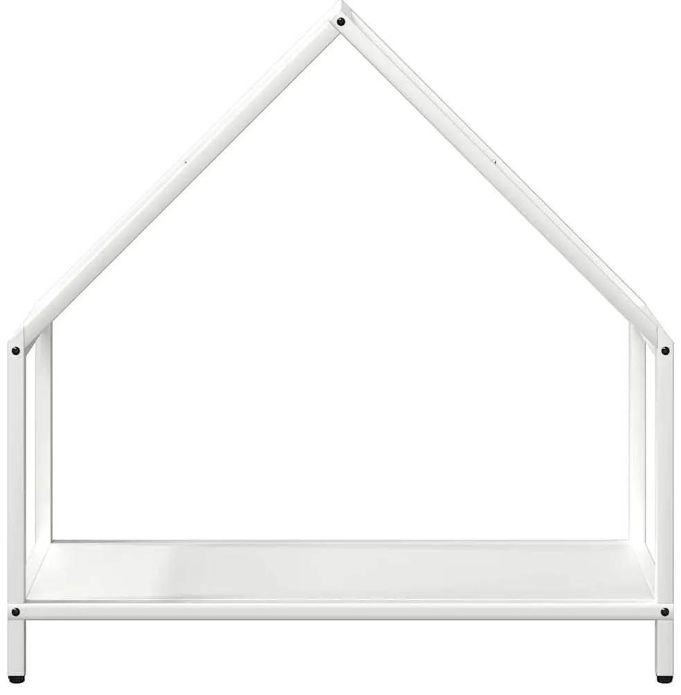 Suporte para lenha 60x25x60 cm aço laminado a frio branco