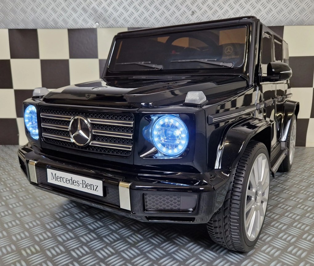 Carro elétrico para Crianças Mercedes G500 Preto Metálico