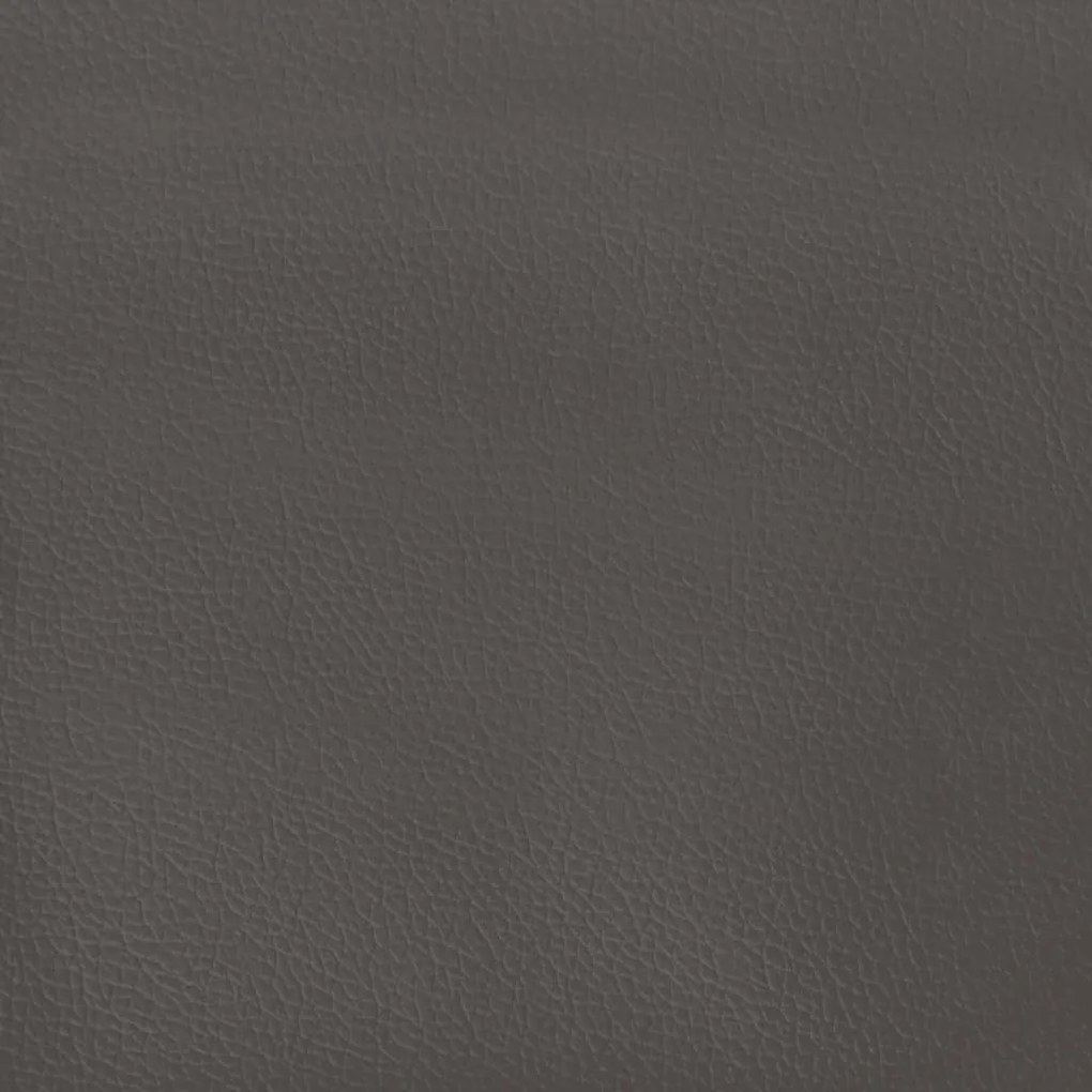 Estrutura de cama sem colchão 120x190cm couro do falso cinzento
