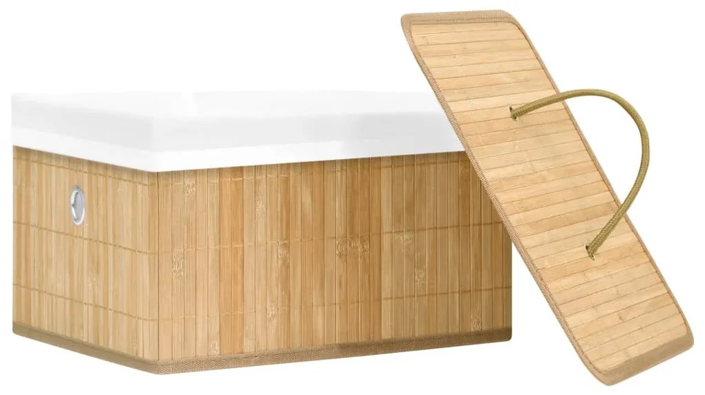 Caixas de arrumação 4 pcs bambu