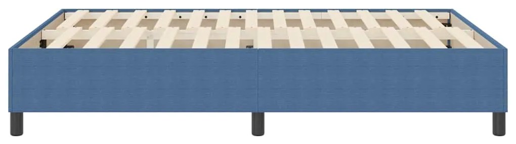 Cama Box Spring vidaXL Azul 140x200 cm Tecido de Cordura