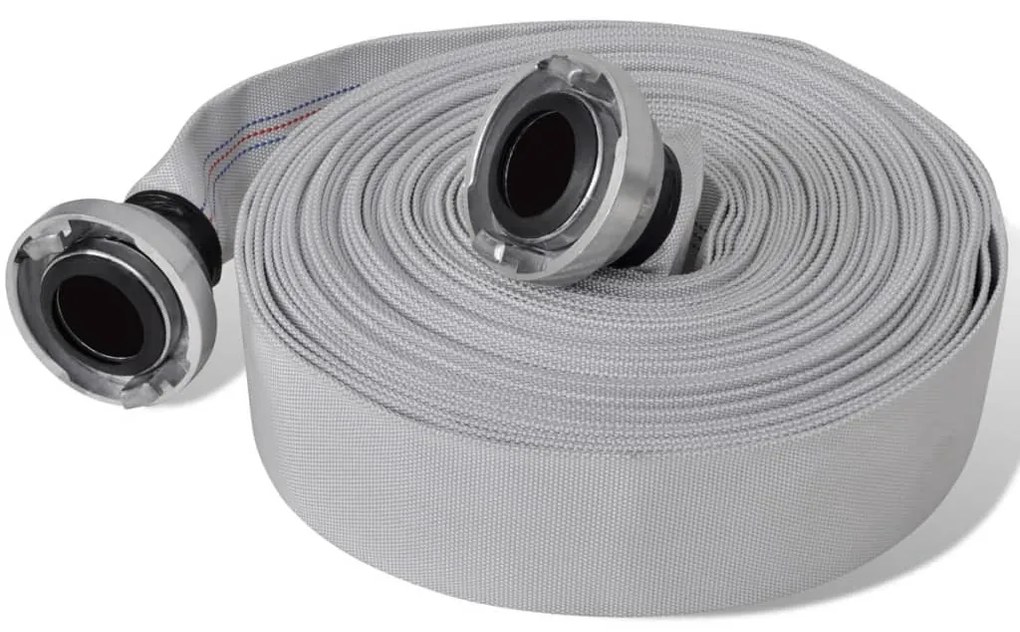 vidaXL Mangueira de incêndio lisa 20 m com acoplamentos C-Storz 5 cm