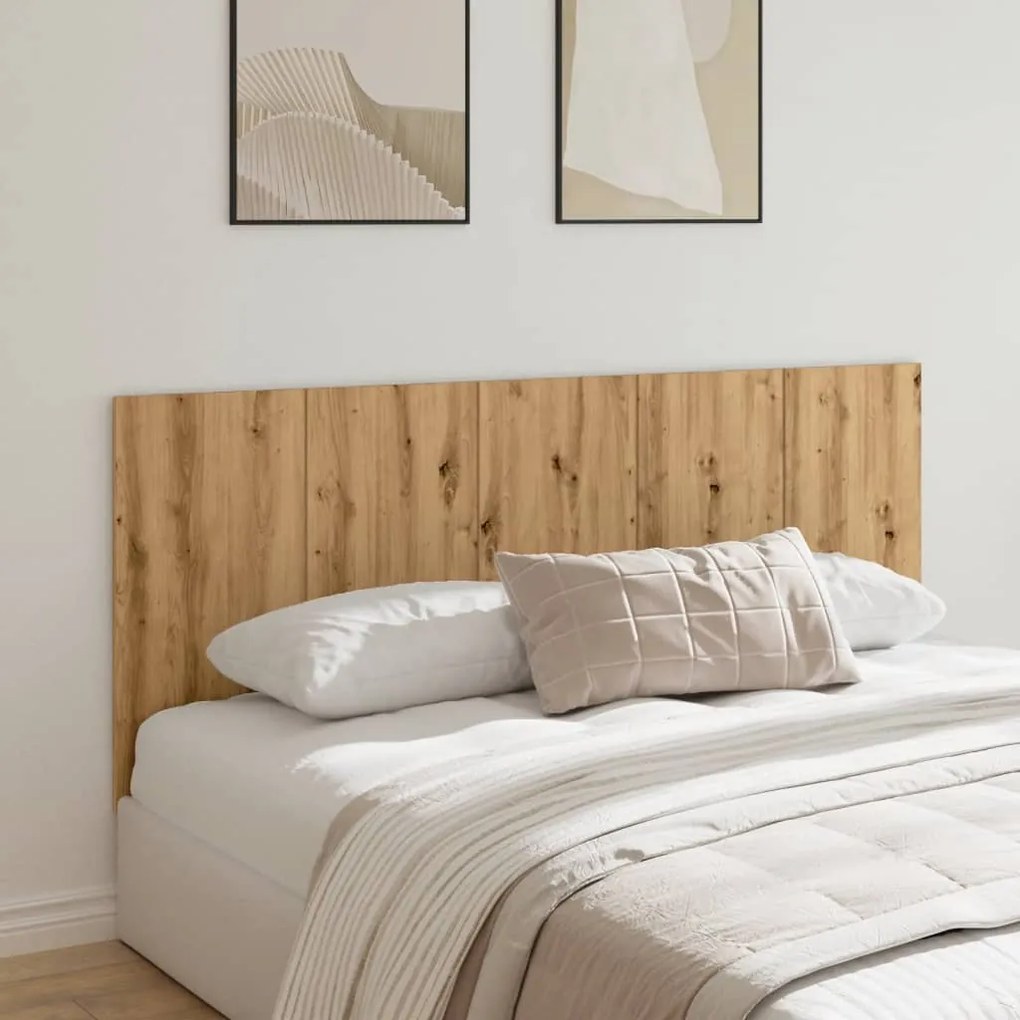 vidaXL Cabeceira cama 200x1,5x80 cm deriv. madeira carvalho artisiano